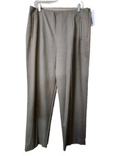 Pendleton Dress Pants Womens 14 Flat Front High Rise Tan Wool Please Read Detail