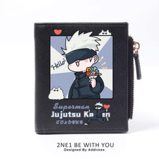 Jujutsu Kaisen Satoru Gojo Fashion Notecase Wallet Billfold Pouch Anime Gift