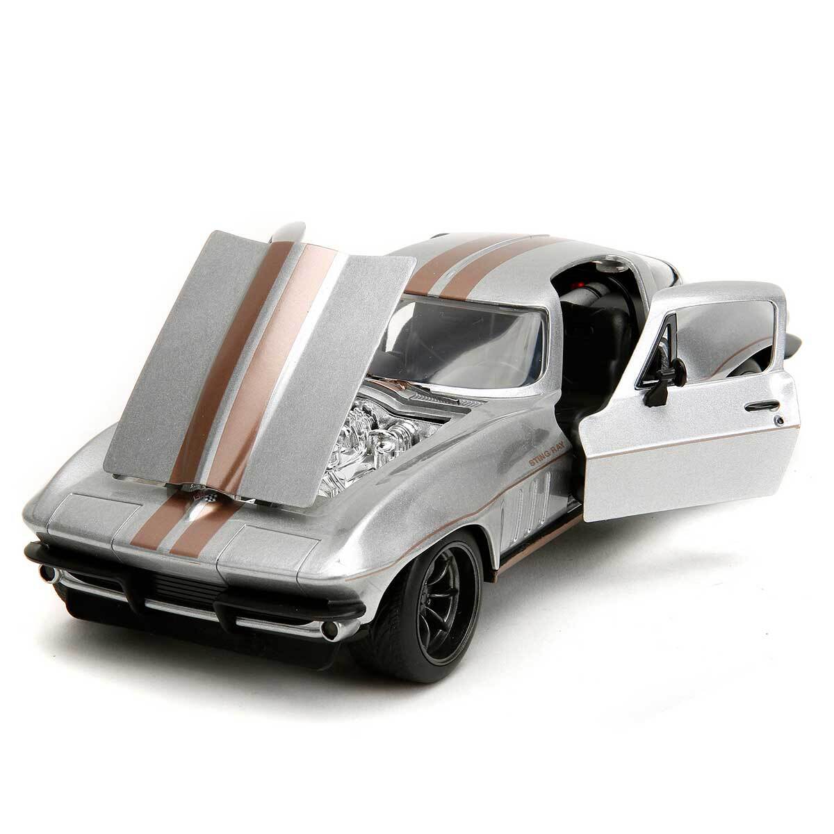 送料込み　JADATOYS 1:24 BTM 1966 Chevy コルベット 楽天市場】シボレー コルベット 1966 ミニカー アメ車 1/24 ダイ