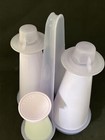 TUPPERWARE IMPRESSIONS Caddy Set Oil Vinegar Salt Pepper Purple Lilac Vintage — photo 4