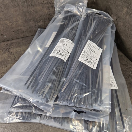 Kabelbinder 300mm 60 Stück - Heavy Duty 110KG Zugfestigkeit UV-beständig