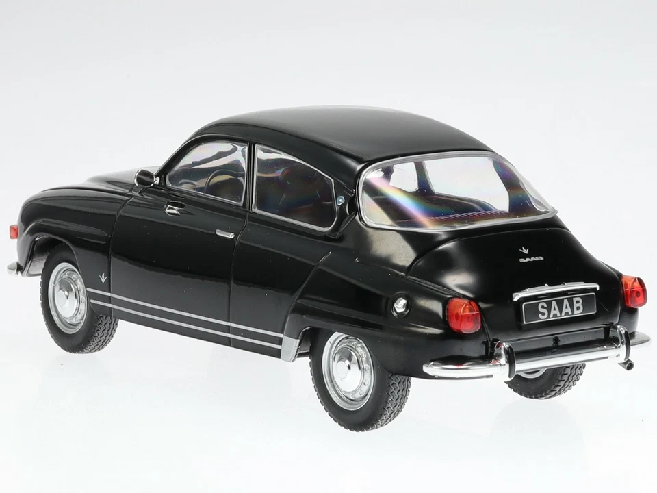 Saab 96 1970 black diecast modelcar 124051 Whitebox 1:24 - Image 2 of 4