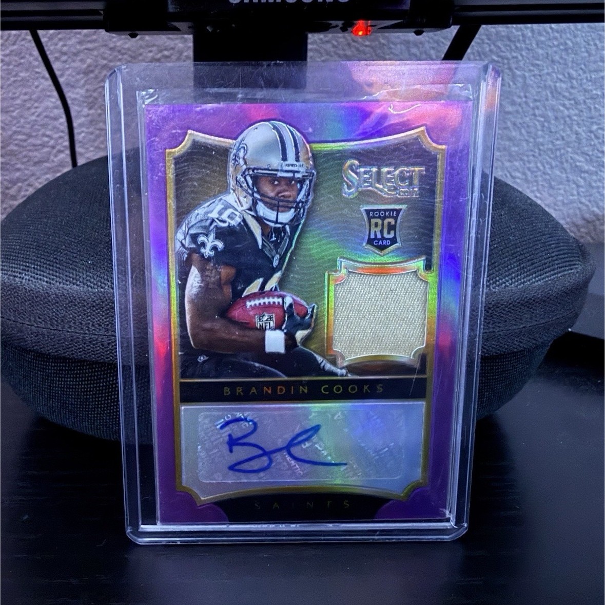 Brandin Cooks Panini Select #213 Jersey Autograph