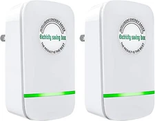 2 Pcs Pro Power Saver Energy Saver Household Power Saver Electricity Saving - US