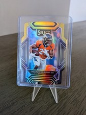 2021 SELECT GOLD BLACK DIE CUT PRIZM #212 MELVIN GORDON III     BRONCOS