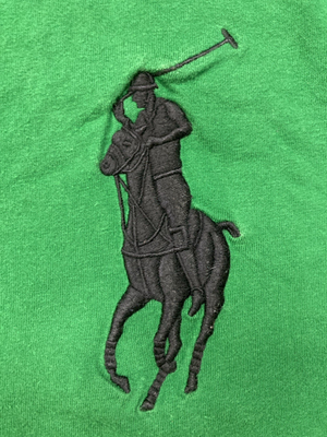 【超美品】Polo by Ralph Lauren ビックポニー　JAMAICA Polo Ralph Lauren Jamaica T-shirt Men Medium Green Big Pony 012