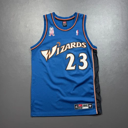 100% Authentic Michael Jordan Vintage Nike Wizards Jersey Size 44 L wizards Mens - product listing photo
