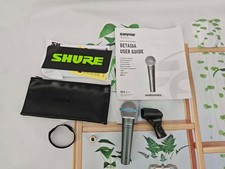 Beta 58A Super Cardioid Dynamic Vocal Microphone - Black - US Shipping