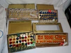 Vintage Christmas Lights 4 sets UNUSED MR. CHRISTMAS wt  reflectors NON WORKING