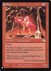 Anger The List Reprints 77/143 Uncommon