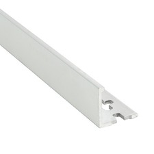 2x QEP 12.5mm x 1m White Angle L Shape Tile Trim