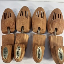 Two Nordstrom Men  s Shop Cedar Wood Shoe Trees Stretchers Has Small Tag