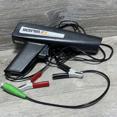 Vtg Actron Model L-100 DC Power Timing Light Classic Car Tune-Up Tool *Untested