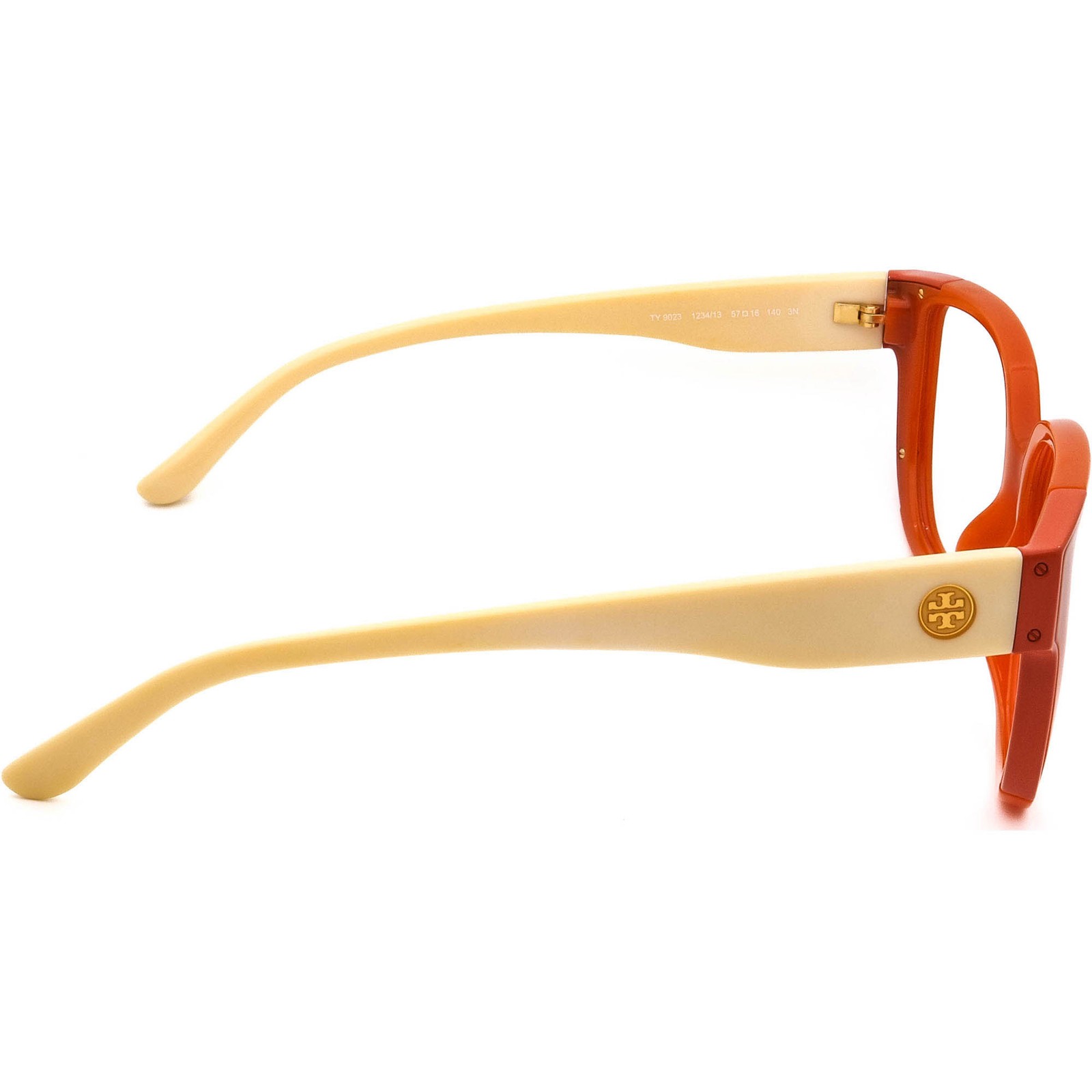 Tory Burch Sunglasses Frame Only TY 9023 1234/13 Burnt Orange/Cream Square 57 mm thumbnail 4