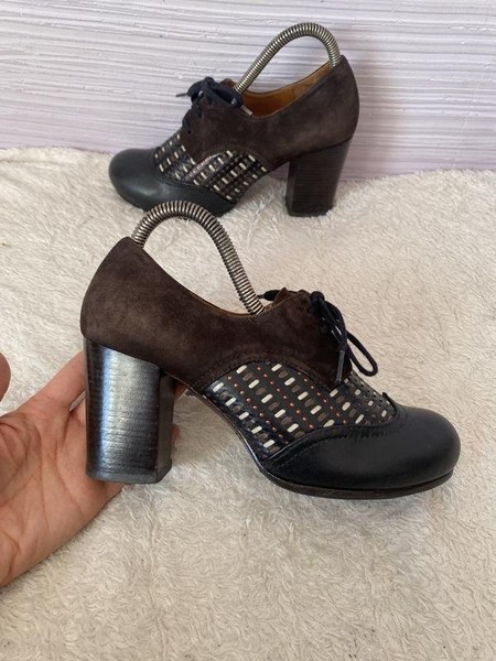 Women Chie Mihara Ankle Boots Brown Leather 36