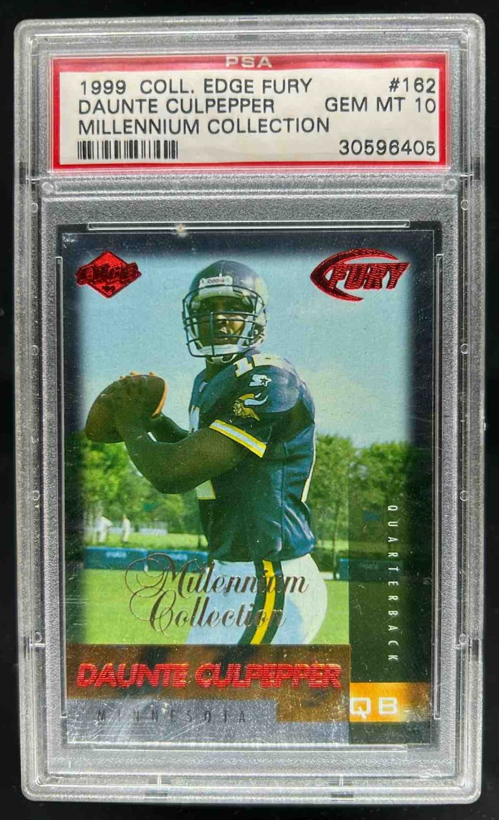 Daunte Culpepper Collector's Edge Fury #162 Millennium Collection