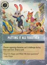 Lorcana Putting It All Together Disney Zootopia 2 Movie Promo Card Cinemark NEW