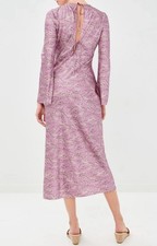 Women Veronica Beard Silk Blend Round Neck Fl...