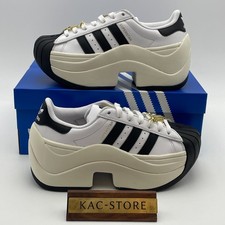Adidas SUPERSTAR BOLD JR9895 Cloud White Off White Core Black da donna taglia tko12