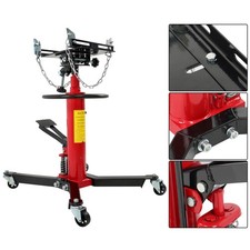 Hydraulic Transmission Jack 2-Stage 1322-1660LBS Capacity 360° Swivel Wheel