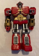 Power Rangers Vintage Red Battle Zord Zeo Megazord 1996 Bandai Toy 5" Figure
