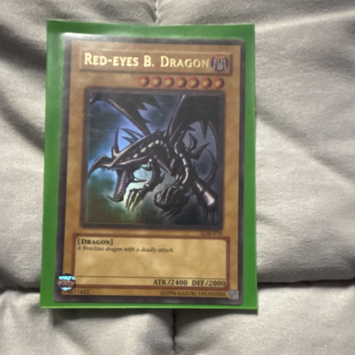 Konami Red-Eyes B. Dragon LOB-070 Legend of Blue Eyes White Dragon