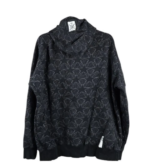 10.Deep Full Zip Hoodie Black Star Size 2XL - Image 3 of 4