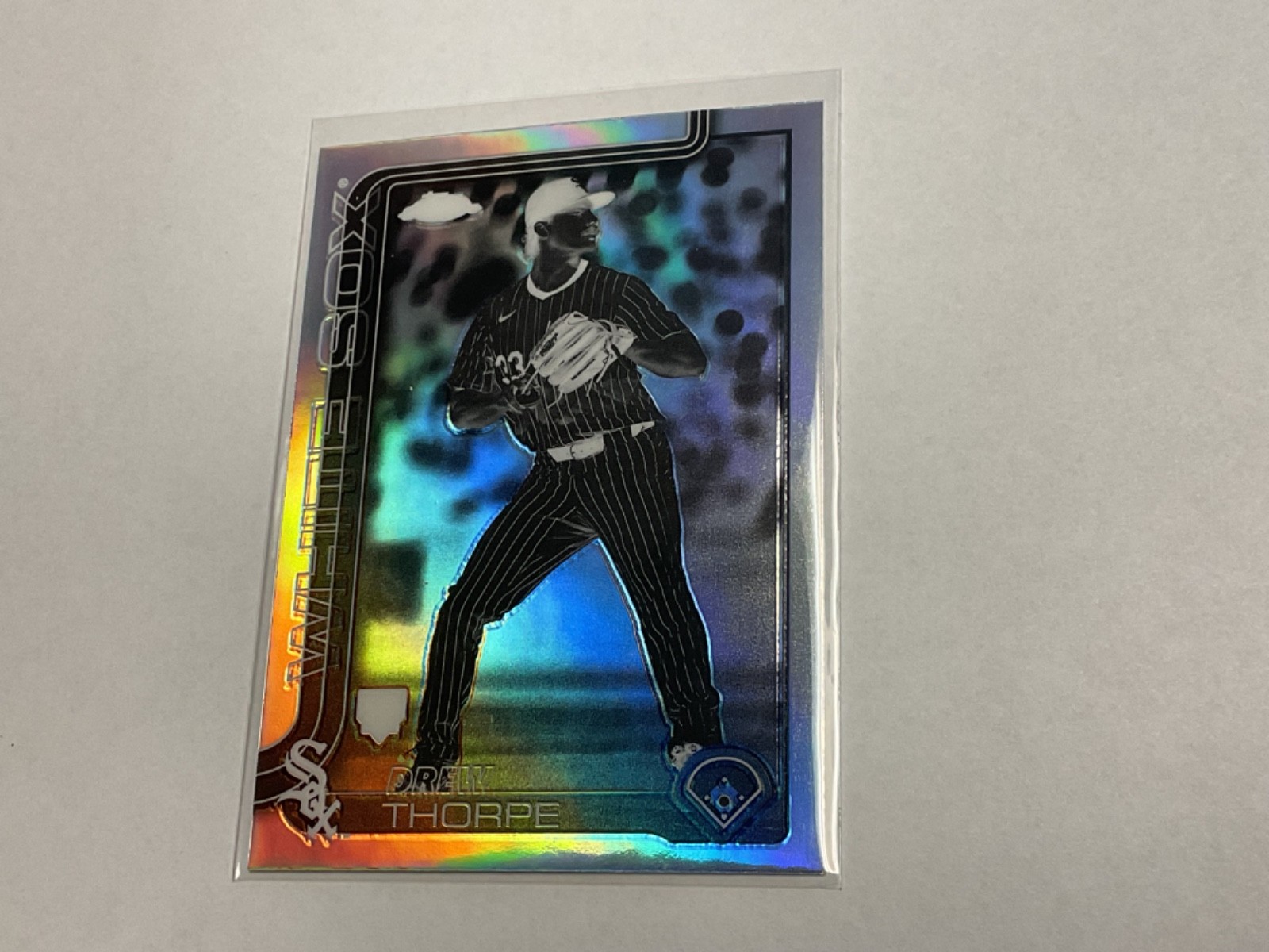 DREW THORPE 2025 Topps Chrome RC Negative Refractor #275 Chicago White Sox NICE!