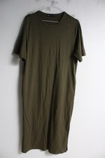 Marks and Spencer Womens T-Shirt Dress - Green - Size 12 (L25)