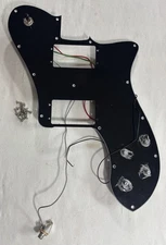 2023 Squier Classic Vibe '70s Telecaster Deluxe HH Loaded Pickguard 3-Ply Black