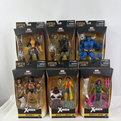 Hasbro Marvel Legends X-Men Caliban BAF Wave Lot of 6