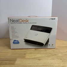 Neat Desk ND-1000 Desktop Document Color White Home Office Edition Scanner USB