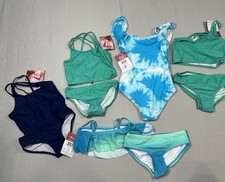 Kanu Surf Girls Sz8 Swimsuit 5 Total. NWT