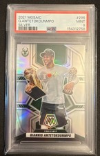2021-22 Panini Mosaic - Finals MVPs Giannis Antetokounmpo #296 Silver Prizm