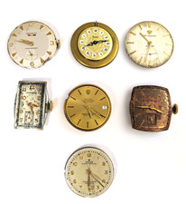 Lot of 7 Watch Movements