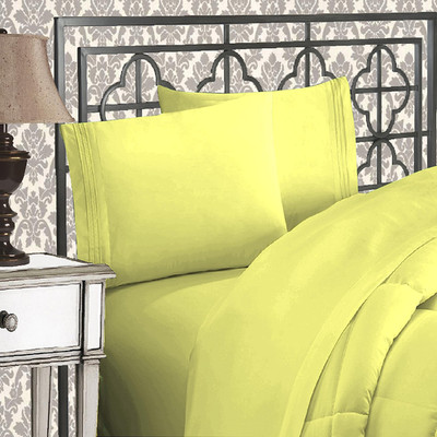Elegant Comfort 1500 Thread Count Wrinkle Fade Resistant Egyptian Quality