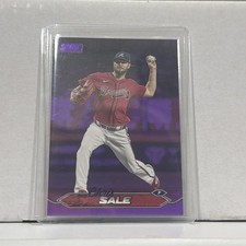2024 Topps Stadium Club Purple Foil 14/75 Chris Sale #62 
