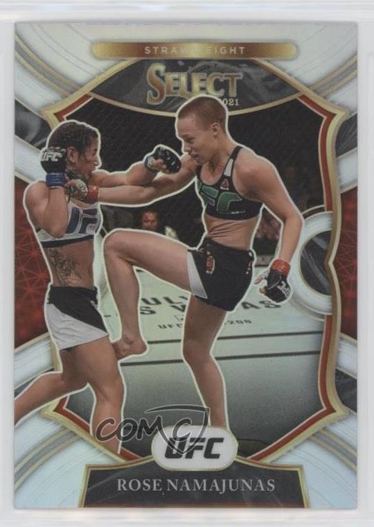 2021 Panini Select UFC Concourse Silver Prizm Rose Namajunas #11 w5b