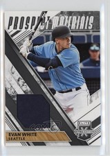 2019 Panini Elite Extra Edition Prospect Materials Black Evan White #PM-EW b1g