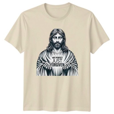 Not Perfect Just Forgiven T-Shirt Glaube Christ Geburtstag Geschenk für Sie und Ihn