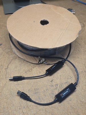 USB-A to USB-B Fiber Optic USB Cable 40m/130ft 10520183 (EMI Proof MRI Cable)