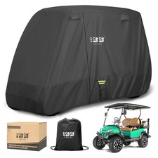10L0L Heavy Duty 650D Golf Cart Cover for 2/4/6 Passenger EZGO Club Car