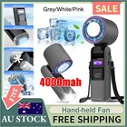 Strong Wind Cooling Fan Portable Handheld Turbo Fan Speeds Neck Blower Mini