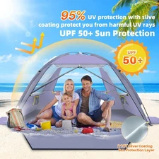 Happy Travel Beach Tent, UPF 50+ UV Protection Sun Shade Shelter Tent HTB-S3