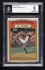 1972 Topps In Action Juan Marichal #568 BGS 6 HOF 0q3