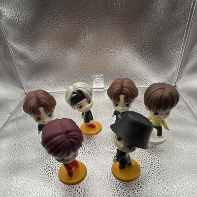 TinyTAN x BTS K-Pop Figures McDonalds Happy Meal Toy Collectible Toys Lot of 6 