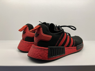 Size 8 - adidas NMD_R1 Black Vivid Red for sale online | eBay