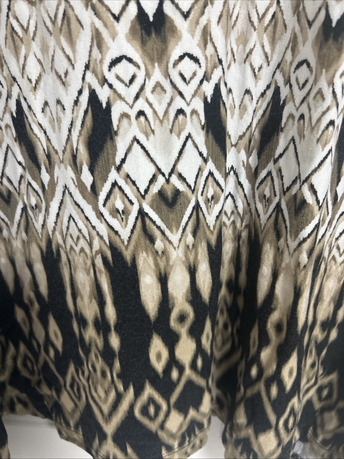 Ruby Rd Women’s Brown/Black Patterned Blouse 3/4 … - image 8