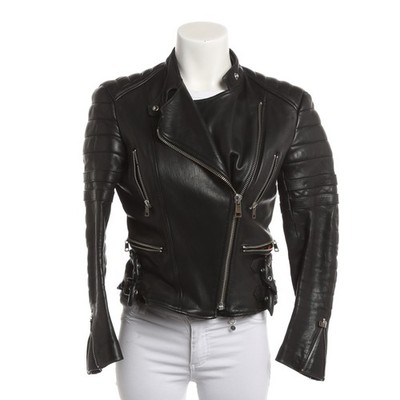 Céline Lederjacke 34 IT 40 Schwarz Sehr gut