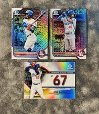 Jose Ramos 2022 Bowman Chrome 1st Mojo Refractor & 2023 Bowman Scouts Top 100